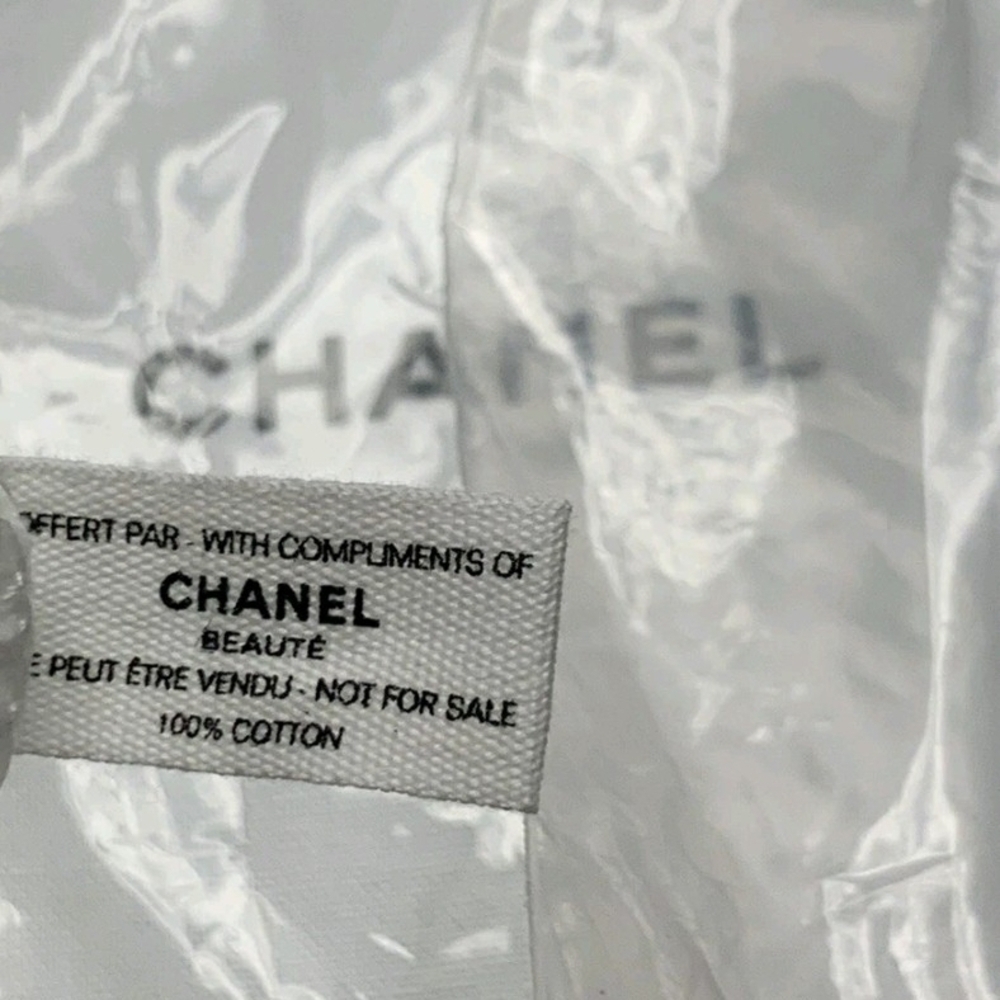 CHANEL Beauty Small Organic Cotton Drawstring Dust Bag | 10"x6"x4" NEW AUTHENTIC - Picture 3 of 7